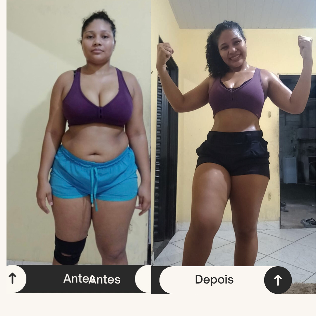 Antes e depois de aluna Ritbox 1